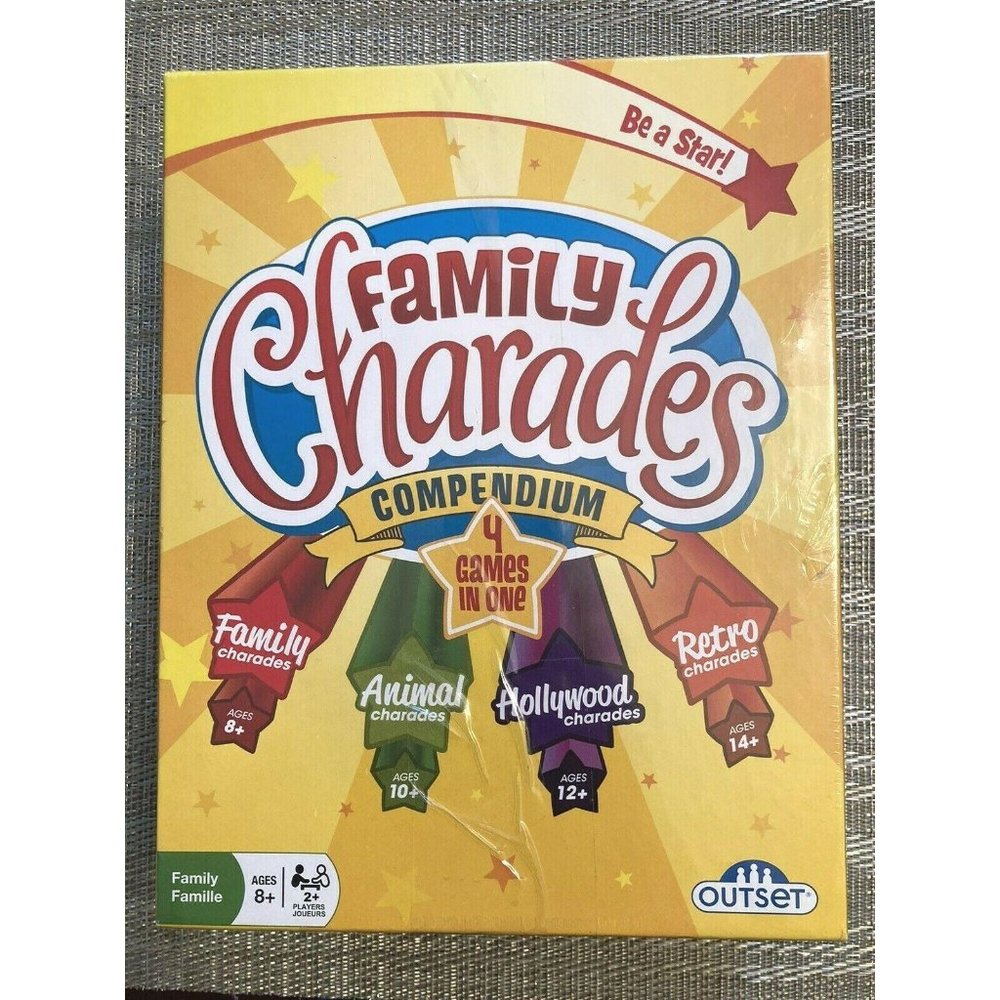 Outset Family Charades Compendium Game